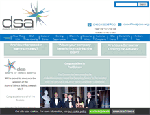 Tablet Screenshot of dsa.org.uk