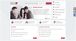 Desktop Screenshot of dsa.pl