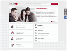 Tablet Screenshot of dsa.pl